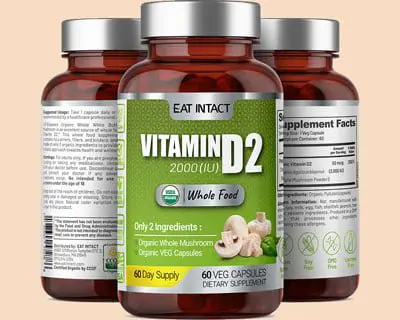 Organic Vegan Whole Food Vitamin D2